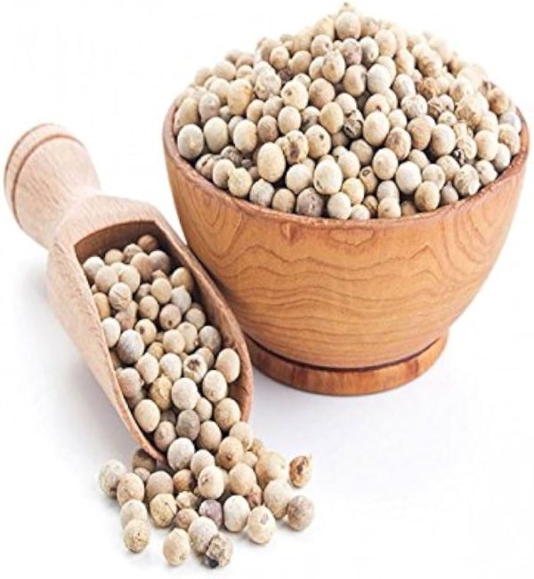 White Pepper Organic (Dehydrated Peppercorns) – 50g – 250g