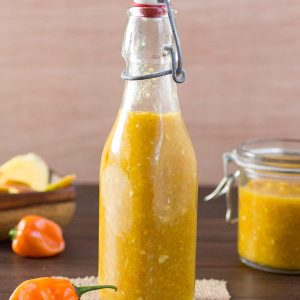 Scotch Bonnet and Raw Mango Heat Sauce – 250 ml (Bottle)